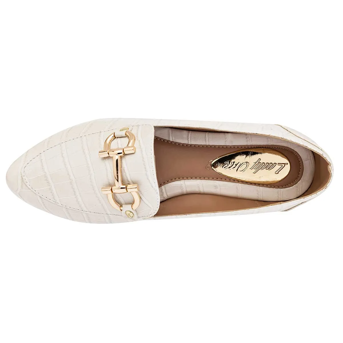 Flats Exterior Piel sintética Color Beige  Para Mujer De RBCOLLECTION